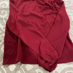 SHEIN Red Blouse